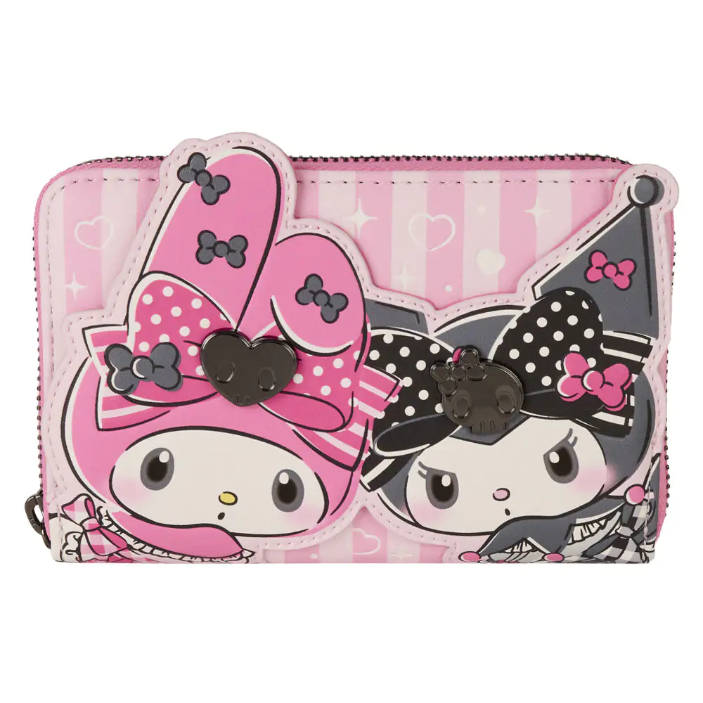 Loungefly Sanrio My Melody and Kuromi pénztárca termékfotó