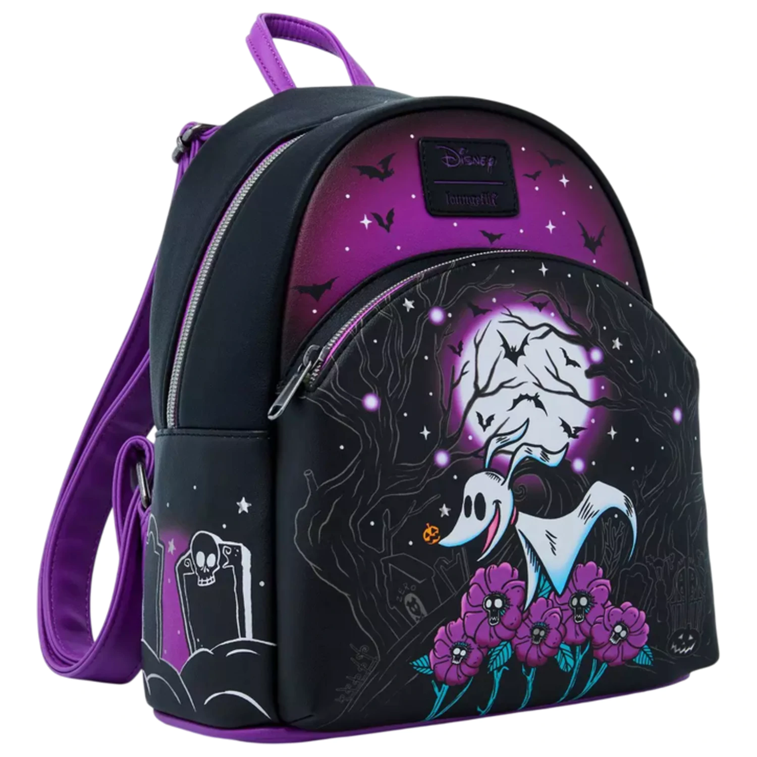 Loungefly The Nightmare Before Christmas Zero Moon Doodle táska hátizsák termékfotó