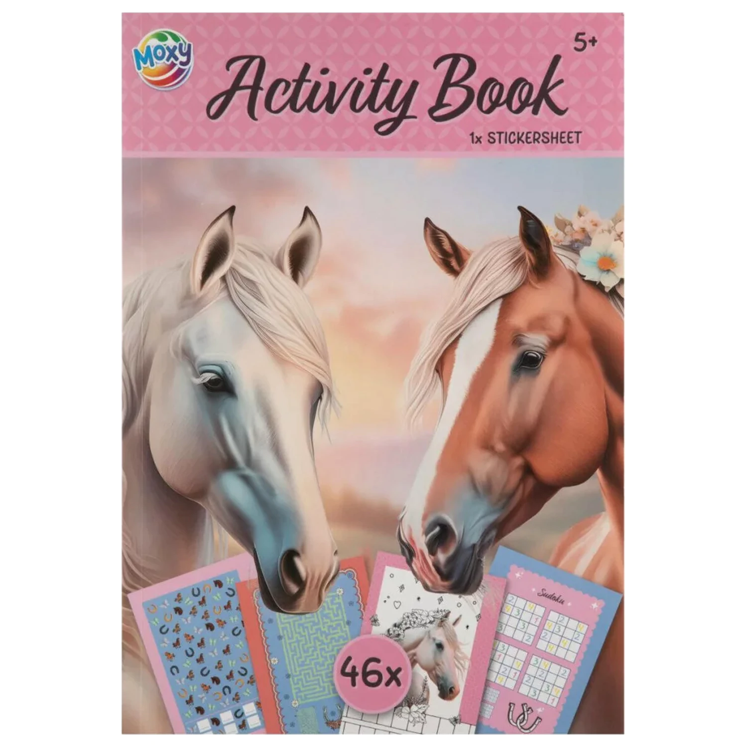 Lovas Horseshoe activity szett, foglalkoztató könyv 46 oldalas termékfotó