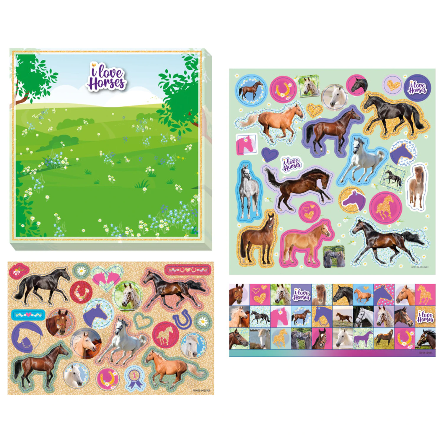 Lovas matrica szett termékfotó