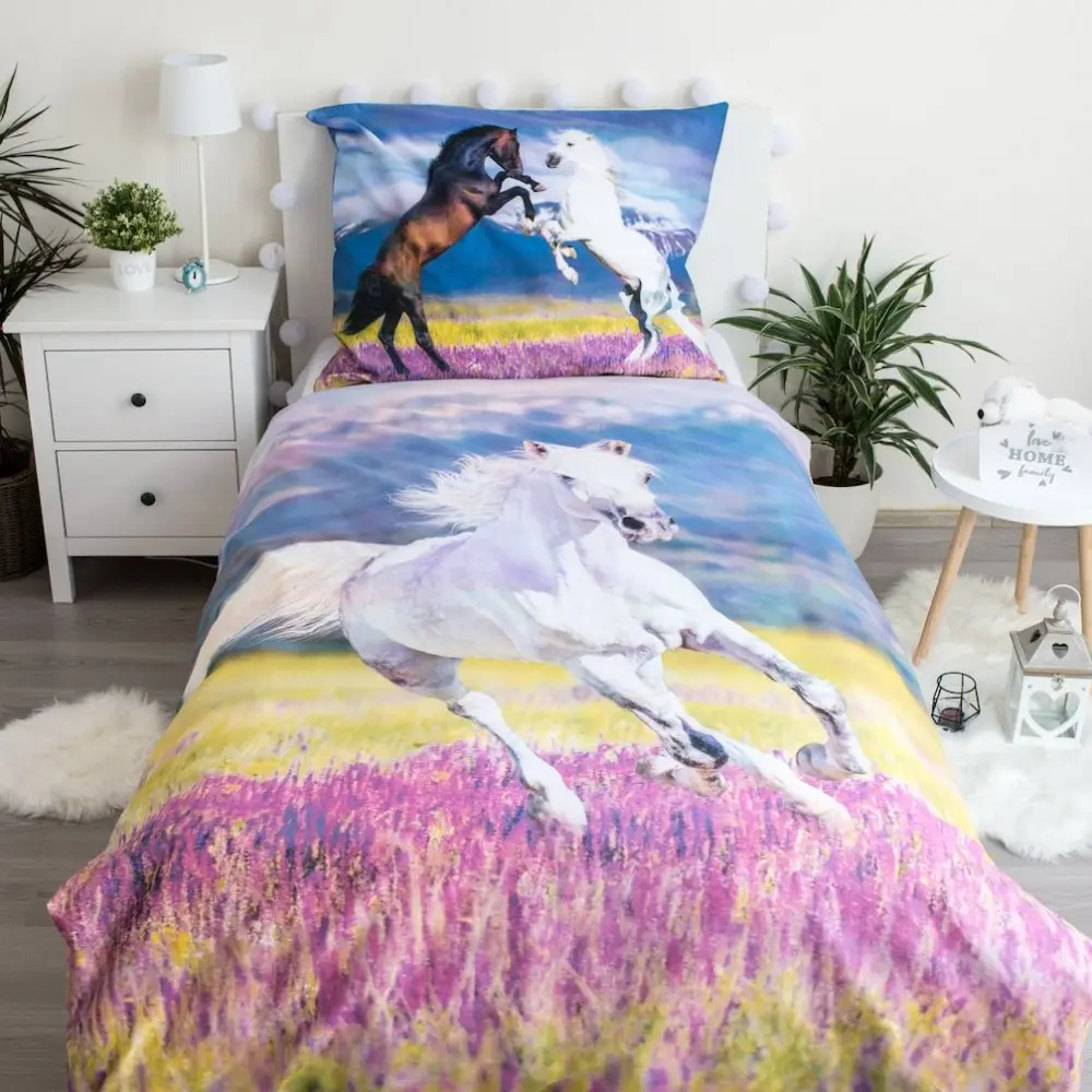 Lovas sötétben világító ágyneműhuzat 140×200cm, 70x90 cm termékfotó