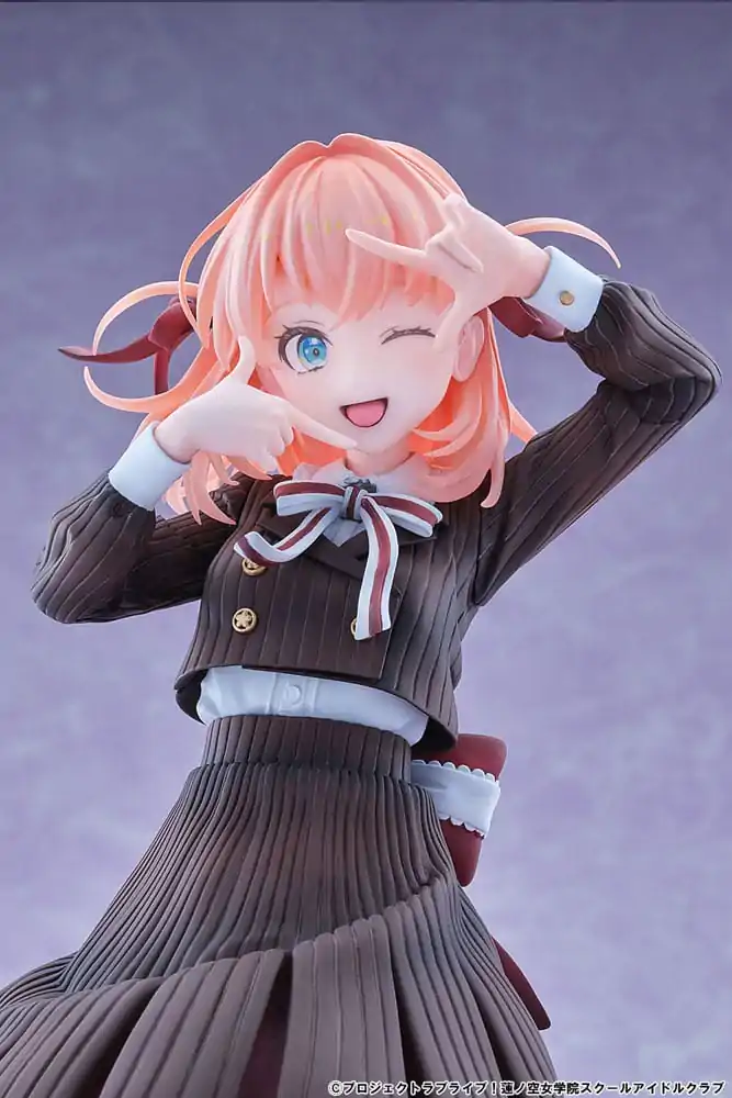 Love Live! Hasuno Sora Jogakuin School Idol Club 1/7 Hinoshita Kaho Fortune Movie Ver. PVC szobor figura 24 cm termékfotó