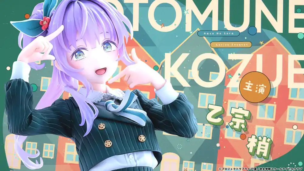 Love Live! Hasuno Sora Jogakuin School Idol Club 1/7 Otomune Kozue Fortune Movie Ver. PVC szobor figura 24 cm termékfotó