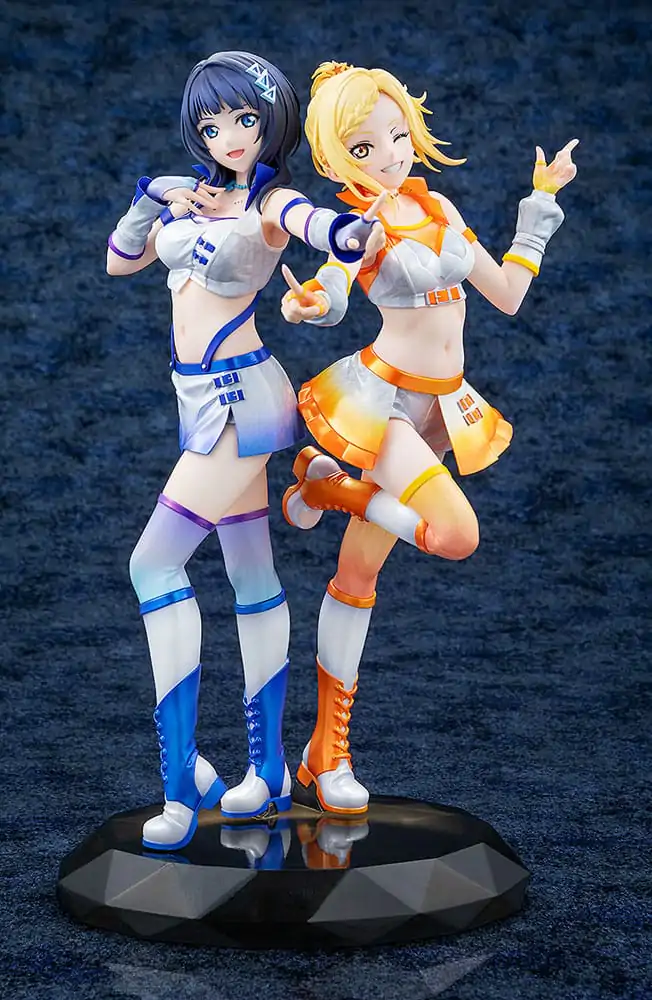 Love Live! Nijigasaki High School Idol Club 1/7 Karin Asaka &amp; Ai Miyashita Super Nova Ver. PVC szobor figurák 24 cm termékfotó