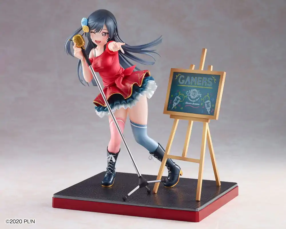 Love Live! Nijigasaki High School Idol Club PVC Statue 1/7 Odaiba Gamers Signboard Girl Setsuna Yuki 21 cm termékfotó