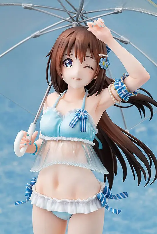 Love Live! Nijigasaki High School Idol Club 1/7 Shizuku Osaka: strand Girl Ver. PVC szobor figura 27 cm termékfotó