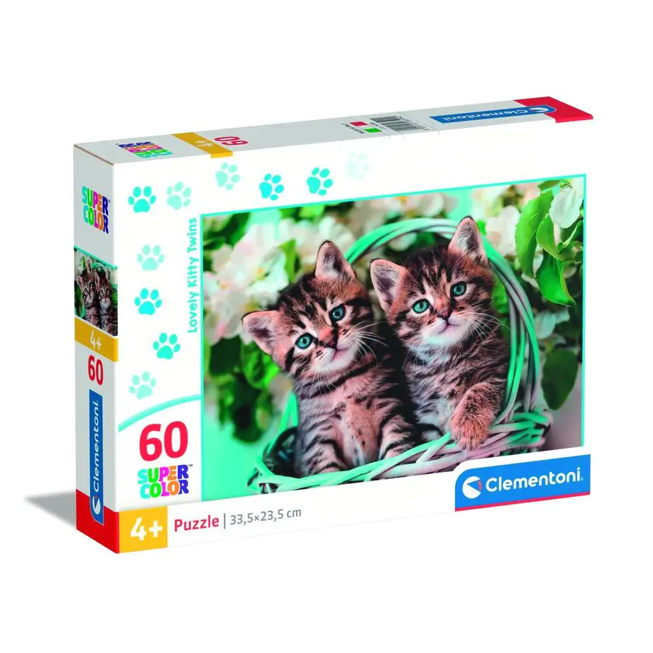 Lovely Kitty Twins puzzle 60db-os termékfotó