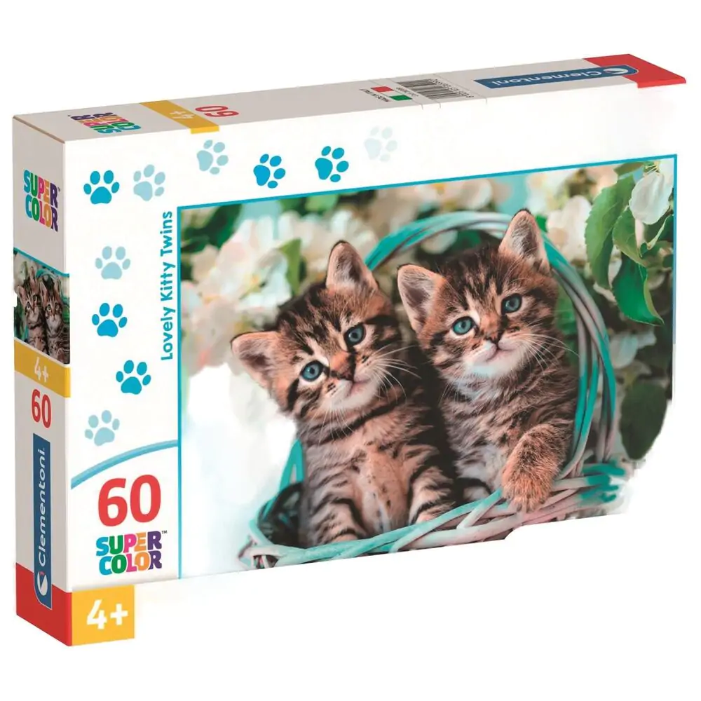 Lovely Kitty Twins puzzle 60db-os termékfotó