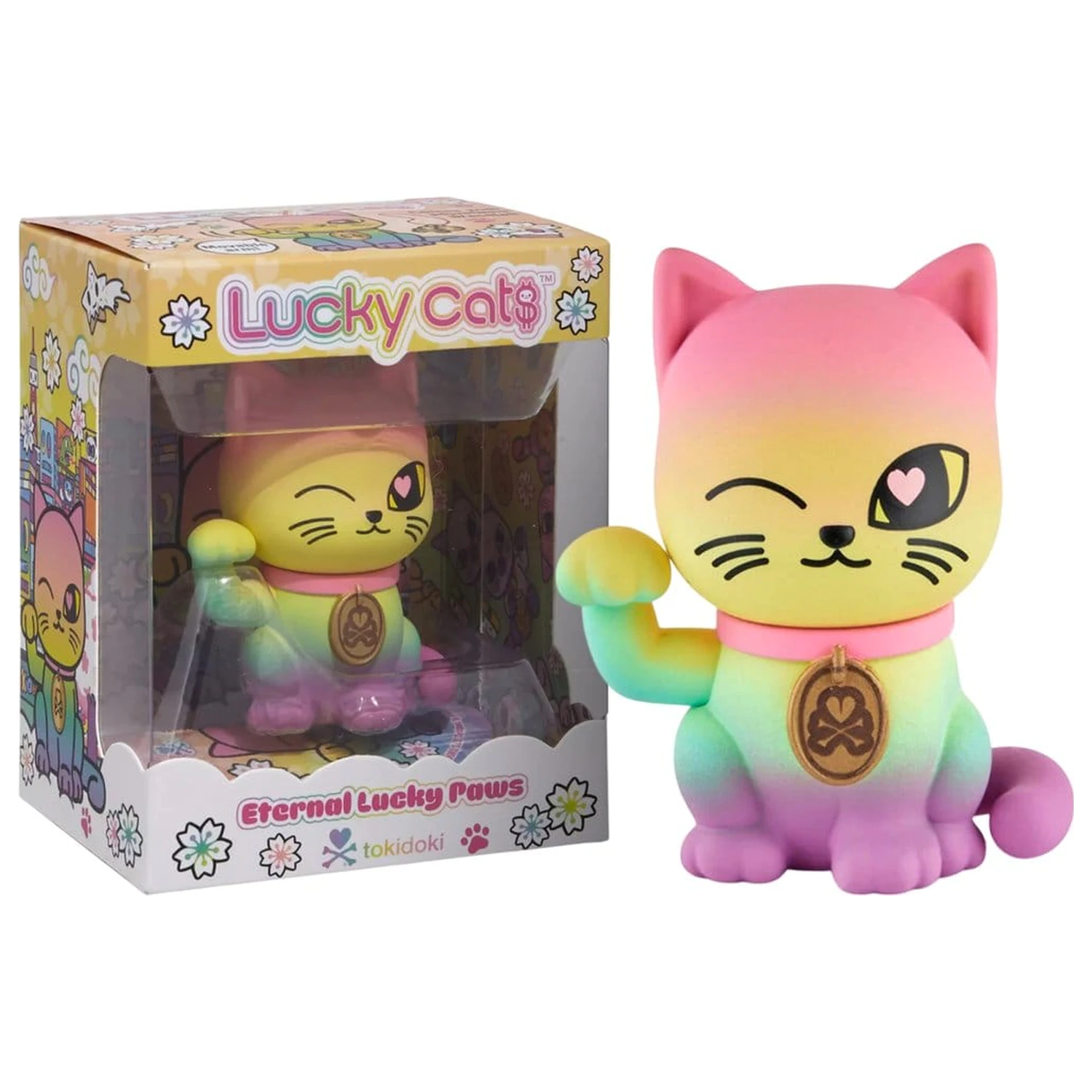 Lucky Cats Window Box figura Eternal Lucky Paws 6 cm termékfotó