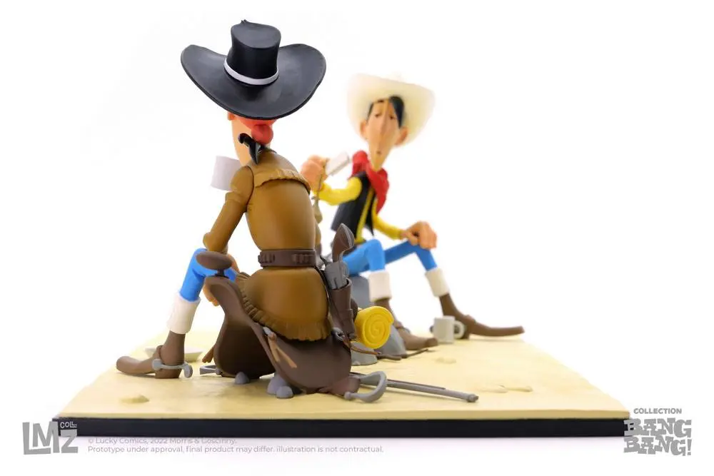 Lucky Luke BANG BANG! Collection Lucky Luke &amp; Calamity Jane szobor figura 13 cm termékfotó