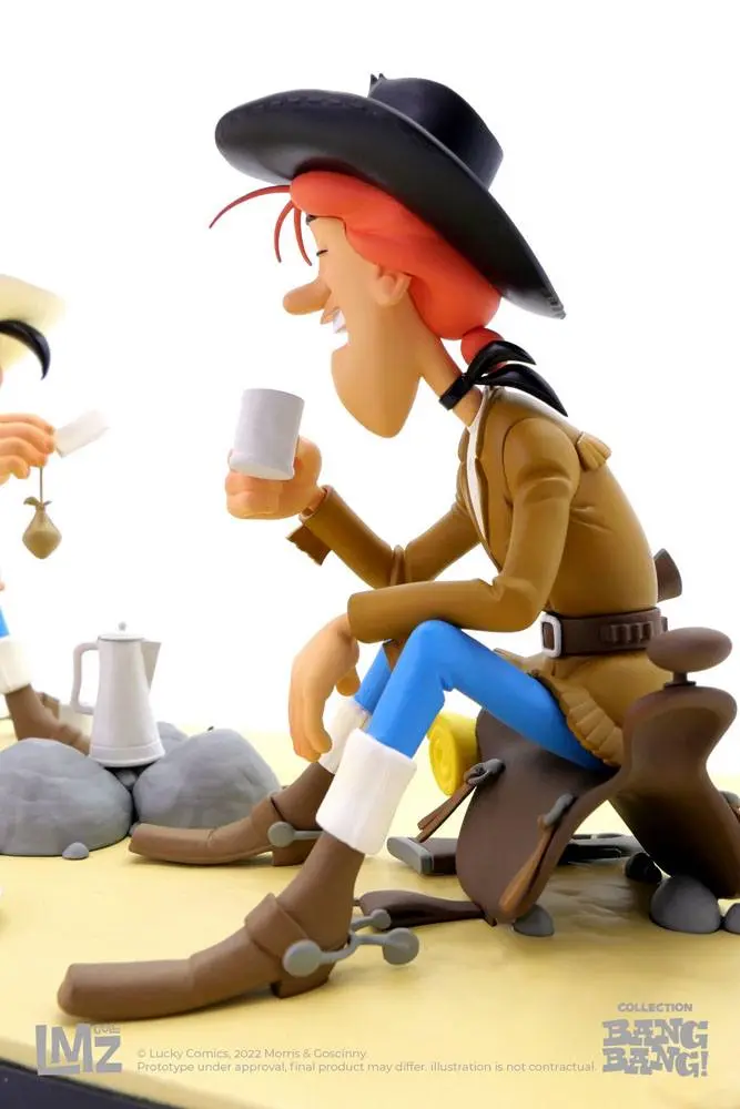 Lucky Luke BANG BANG! Collection Lucky Luke &amp; Calamity Jane szobor figura 13 cm termékfotó