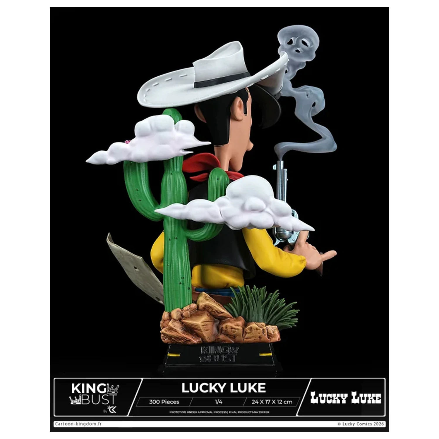 Lucky Luke King mellszobor figura 1/4 24cm termékfotó