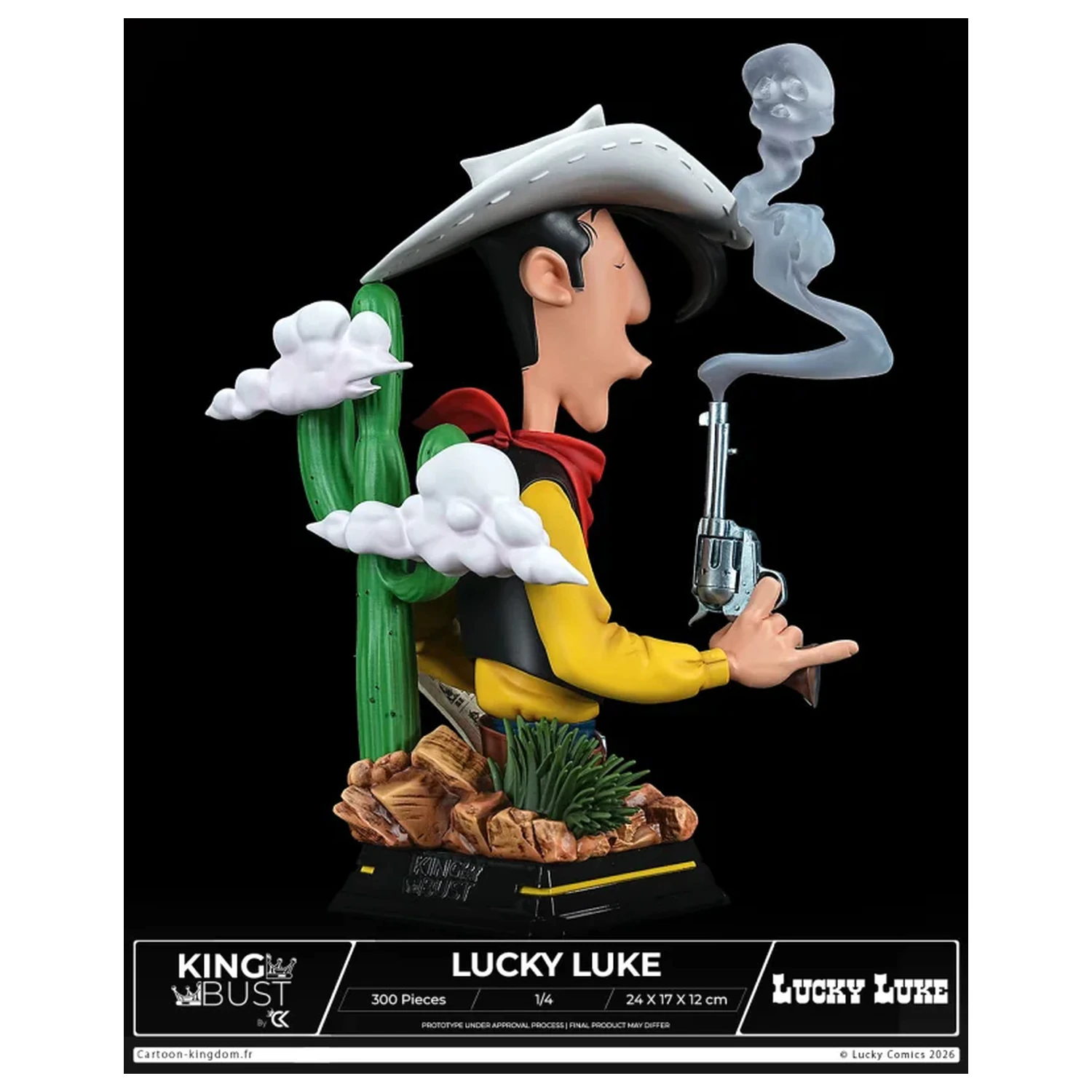 Lucky Luke King mellszobor figura 1/4 24cm termékfotó