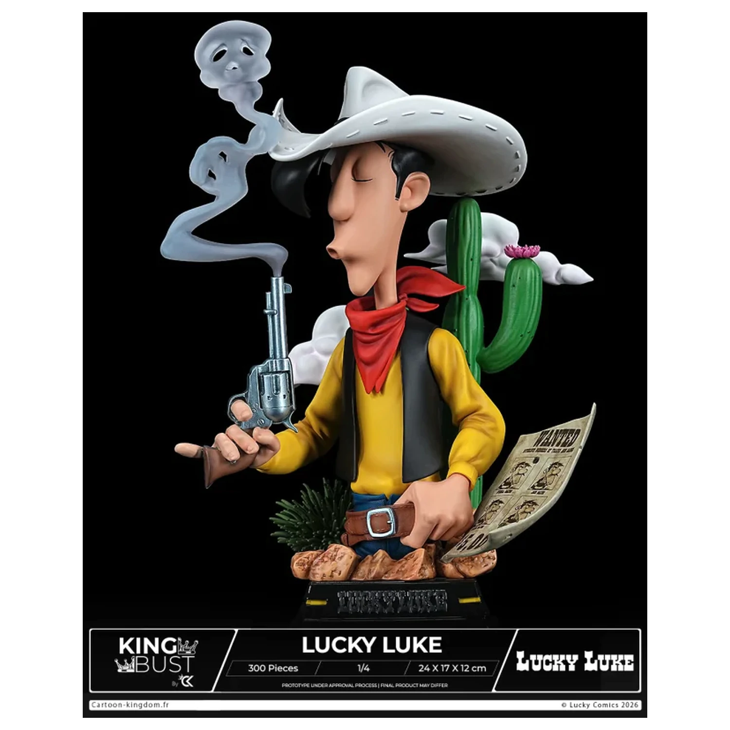 Lucky Luke King mellszobor figura 1/4 24cm termékfotó