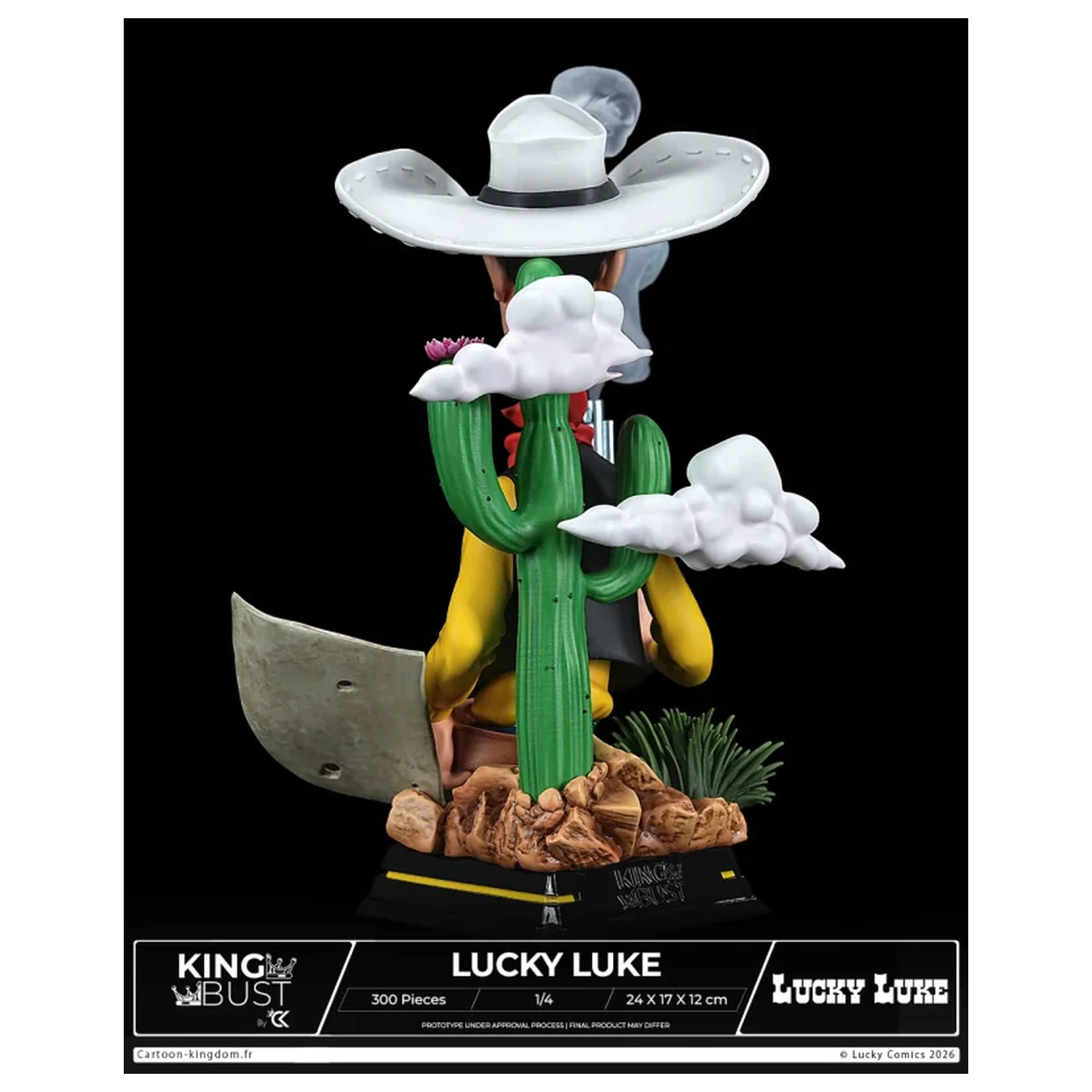 Lucky Luke King mellszobor figura 1/4 24cm termékfotó