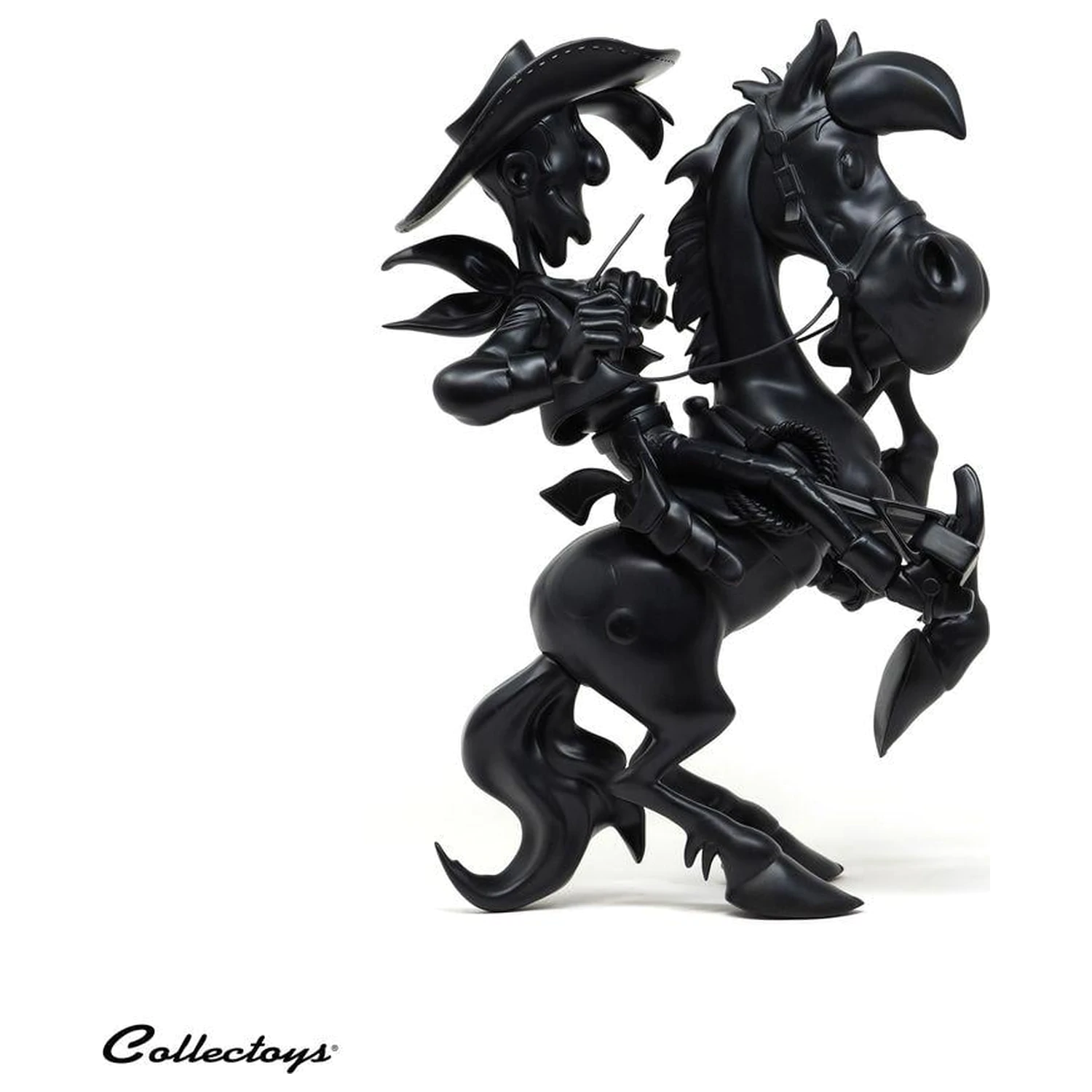Lucky Luke on Jolly Jumper "Black Ed." szobor figura 25cm termékfotó