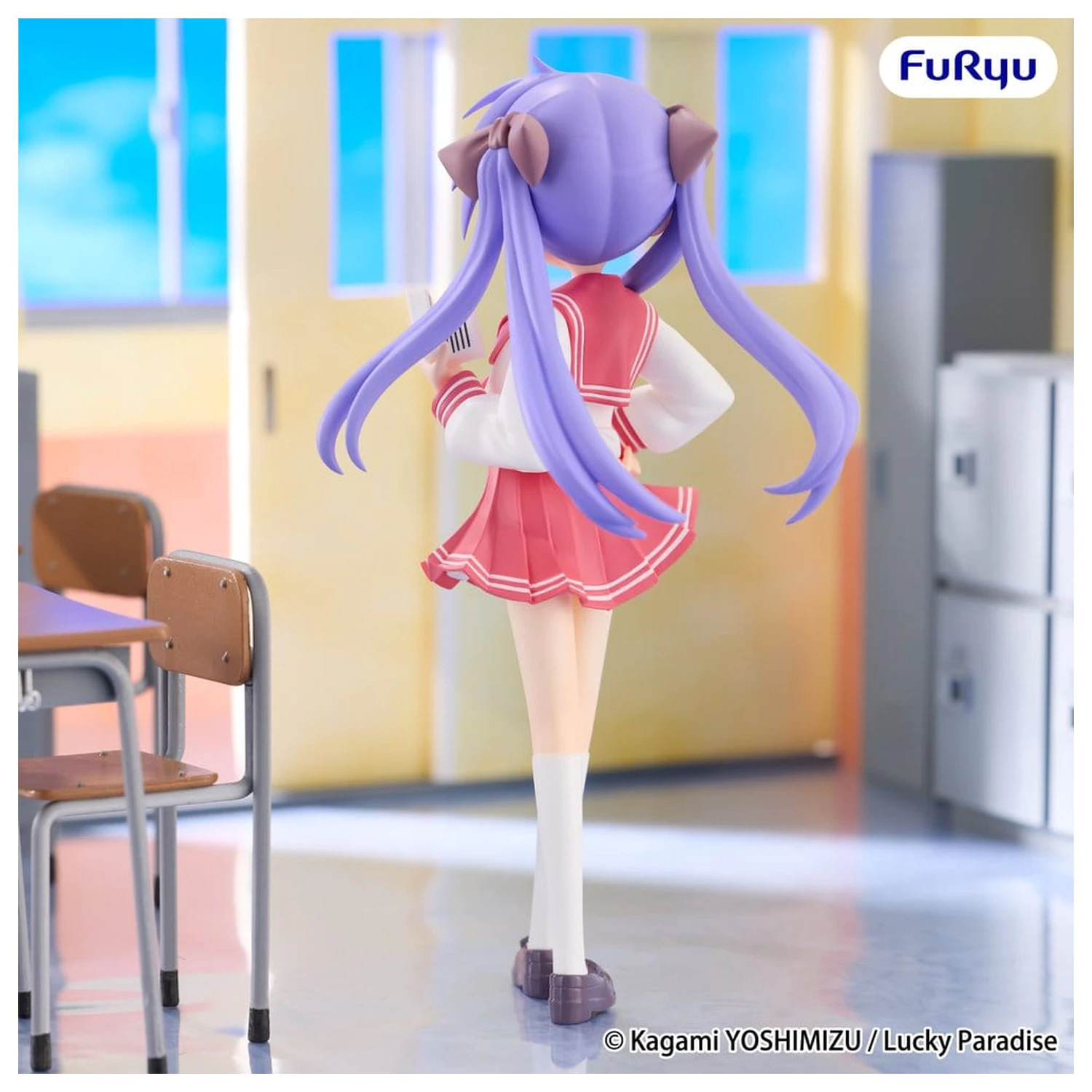 Lucky Star Trio-Try-iT Kagami Hiiragi PVC szobor figura 19 cm   termékfotó