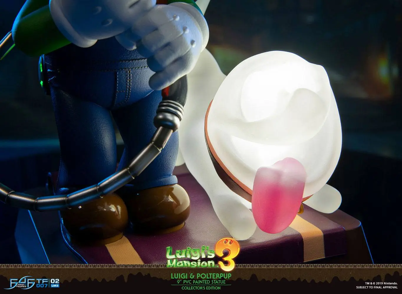 Luigi's Mansion 3 Luigi & Polterpup Collector's Edition PVC szobor figura 23 cm termékfotó