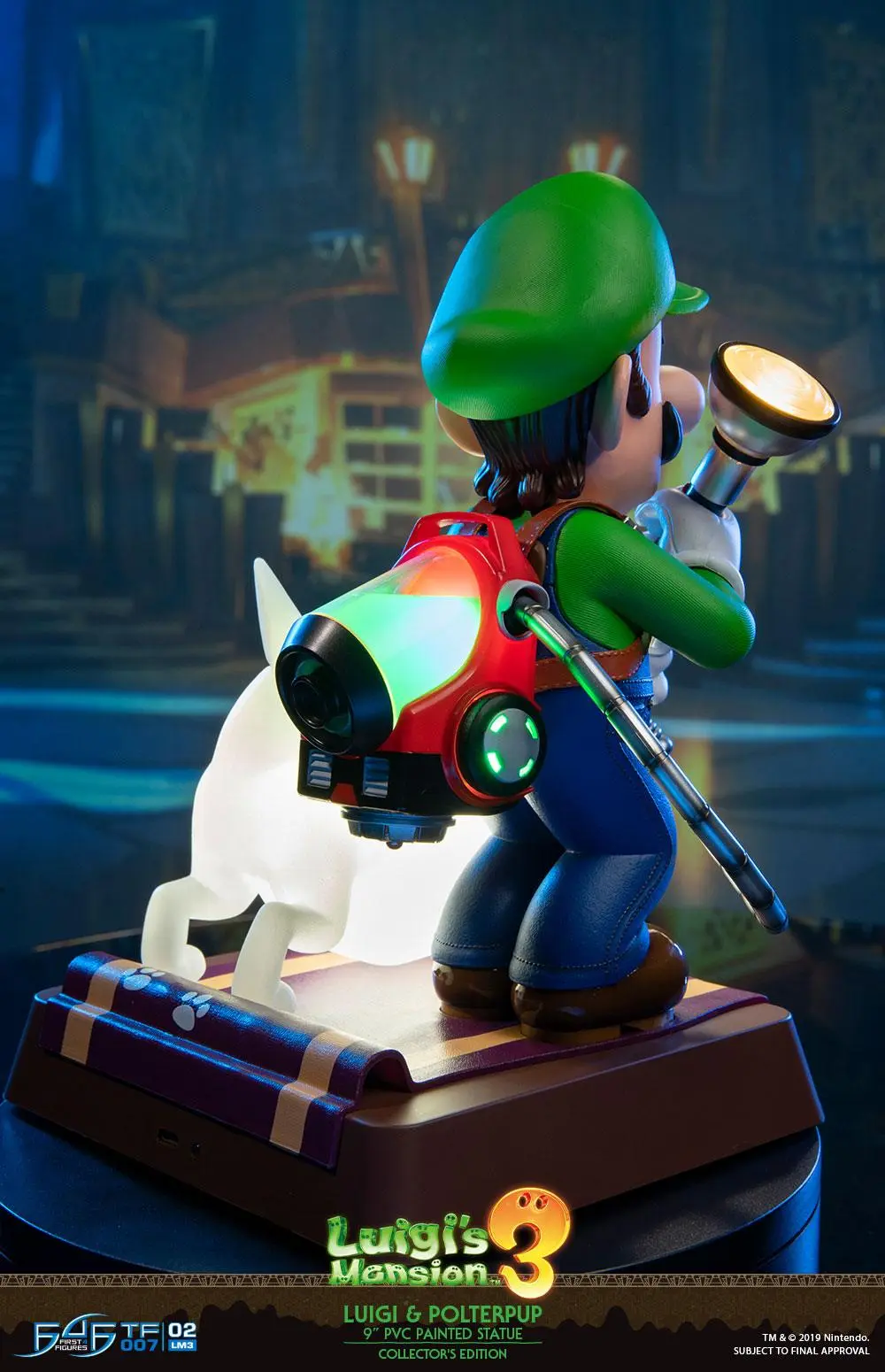 Luigi's Mansion 3 Luigi & Polterpup Collector's Edition PVC szobor figura 23 cm termékfotó