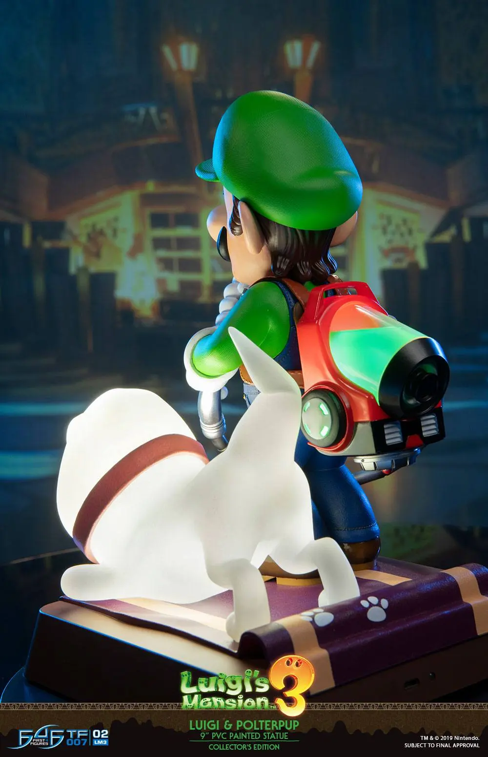 Luigi's Mansion 3 Luigi & Polterpup Collector's Edition PVC szobor figura 23 cm termékfotó