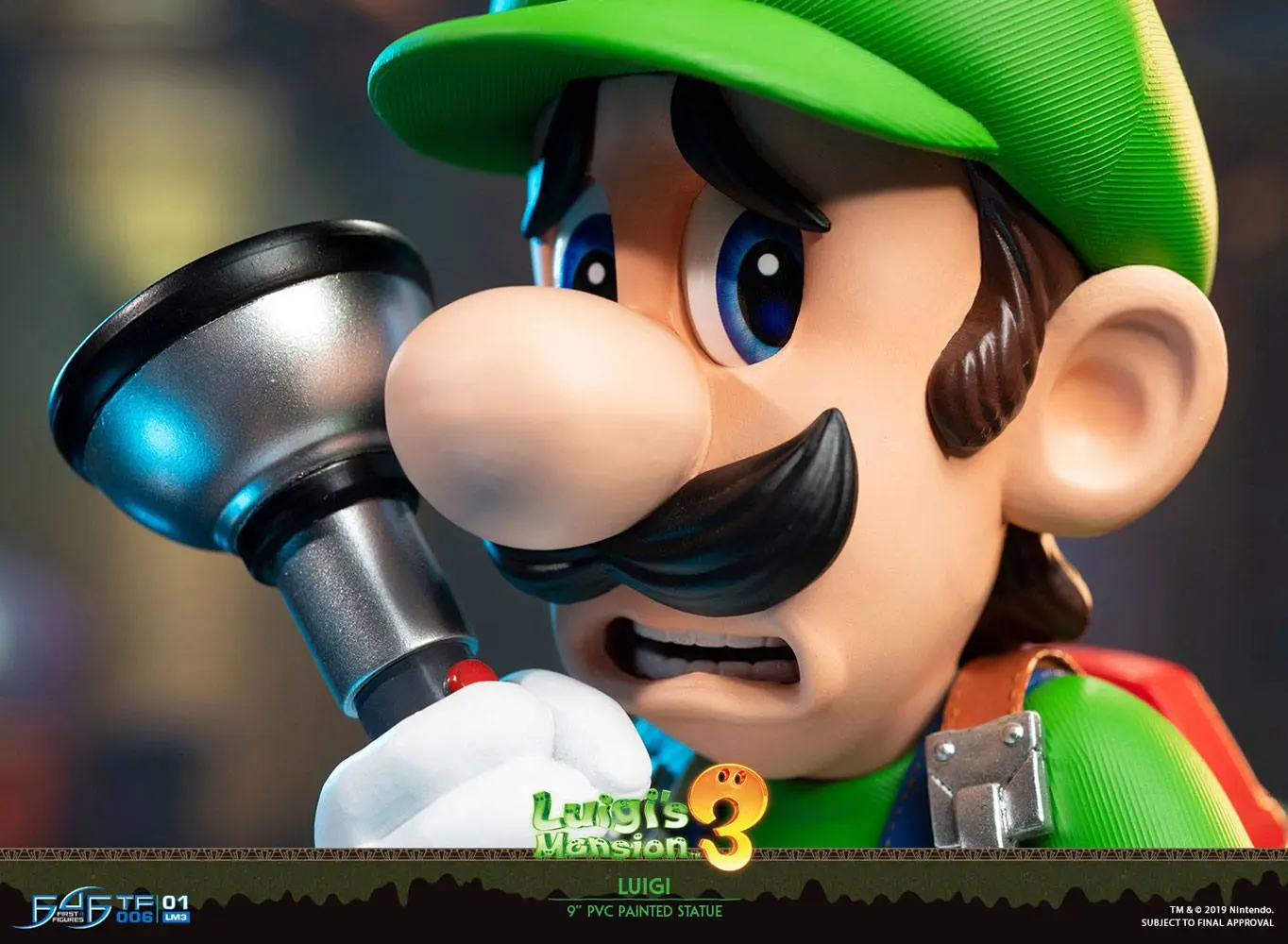 Luigi's Mansion 3 Luigi PVC szobor figura 23 cm termékfotó