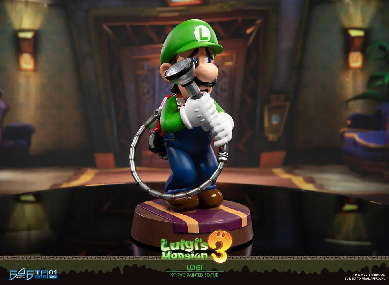 Luigi's Mansion 3 Luigi PVC szobor figura 23 cm termékfotó