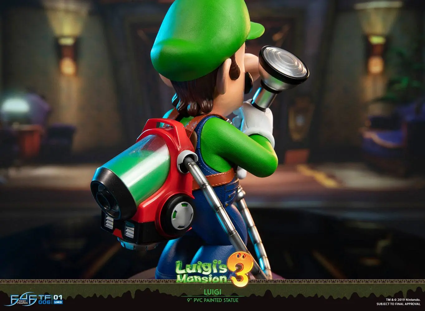 Luigi's Mansion 3 Luigi PVC szobor figura 23 cm termékfotó