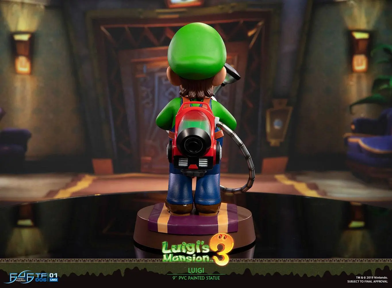 Luigi's Mansion 3 Luigi PVC szobor figura 23 cm termékfotó