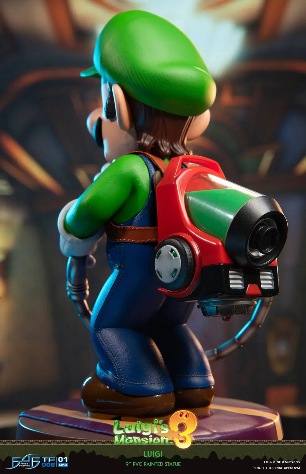 Luigi's Mansion 3 Luigi PVC szobor figura 23 cm termékfotó