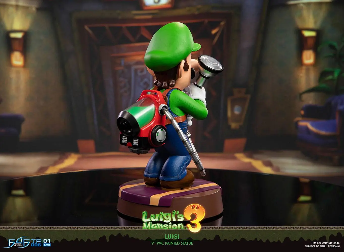 Luigi's Mansion 3 Luigi PVC szobor figura 23 cm termékfotó