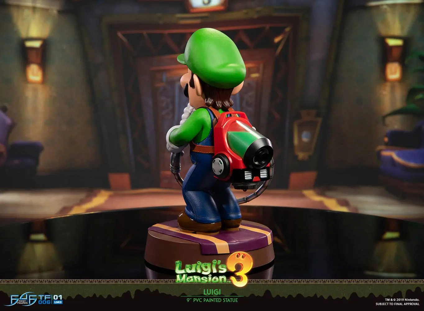 Luigi's Mansion 3 Luigi PVC szobor figura 23 cm termékfotó