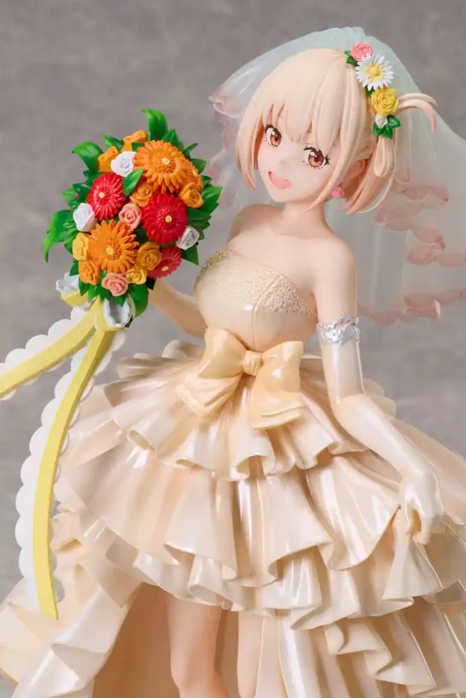 Lycoris Recoil 1/7 Chisato Nishikigi Wedding dress Ver. PVC szobor figura 26 cm termékfotó