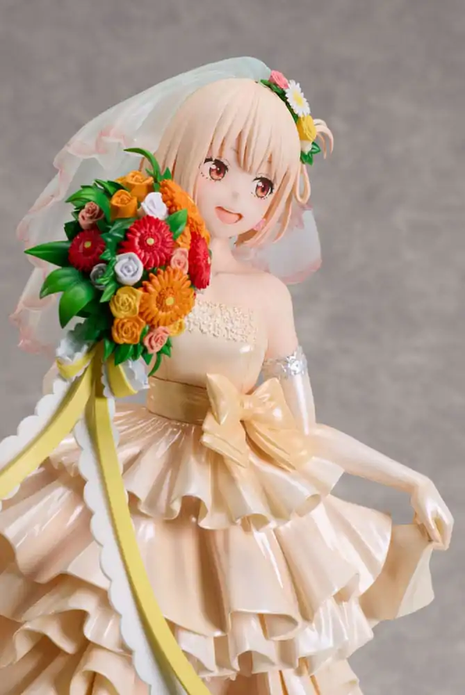 Lycoris Recoil 1/7 Chisato Nishikigi Wedding dress Ver. PVC szobor figura 26 cm termékfotó