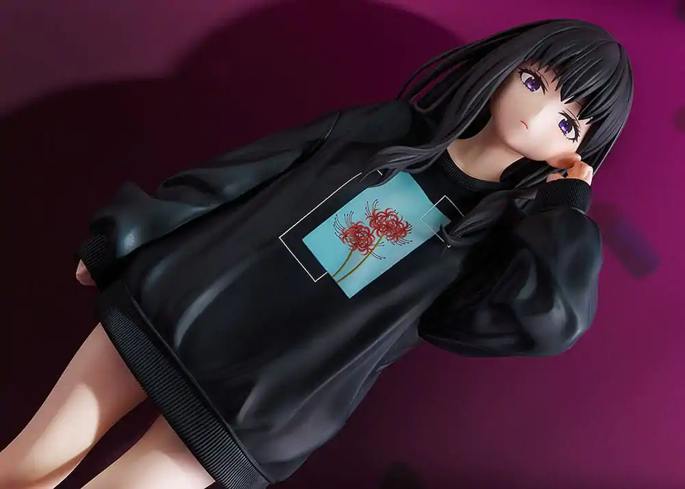 Lycoris Recoil 1/7 Takina Inoue: Oversized Sweatshirt Ver. PVC szobor figura 25 cm termékfotó