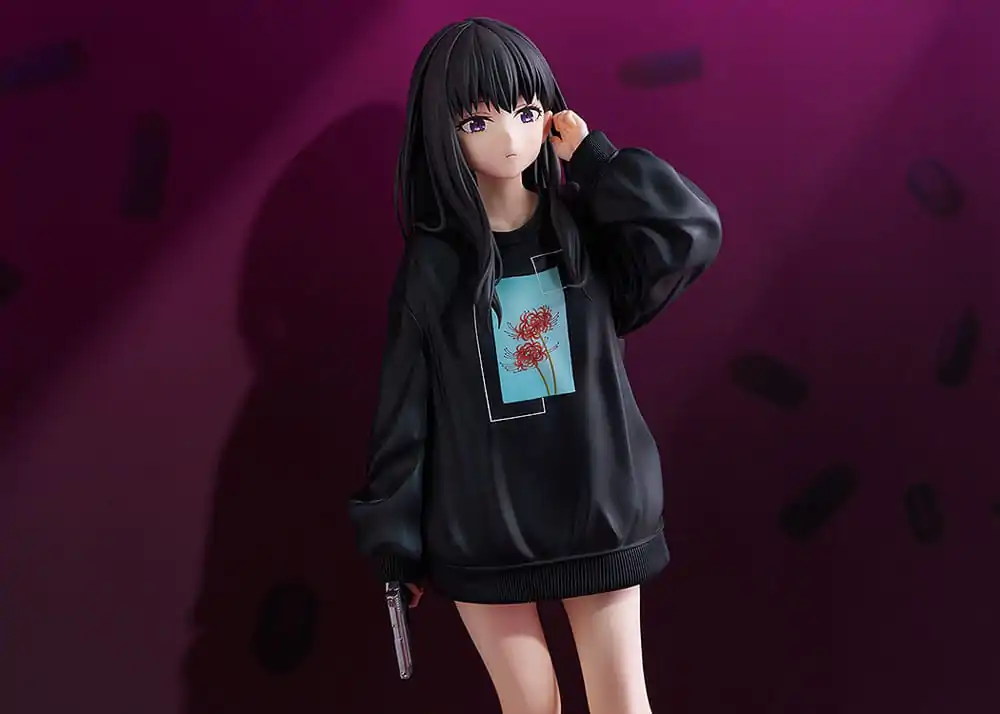 Lycoris Recoil 1/7 Takina Inoue: Oversized Sweatshirt Ver. PVC szobor figura 25 cm termékfotó