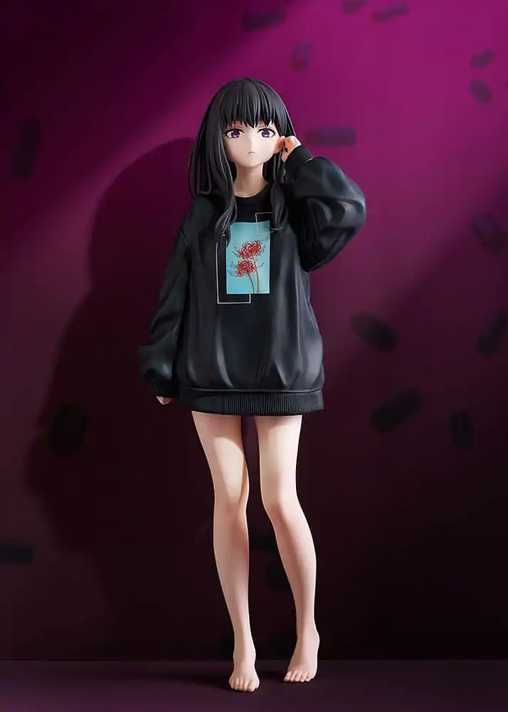 Lycoris Recoil 1/7 Takina Inoue: Oversized Sweatshirt Ver. PVC szobor figura 25 cm termékfotó
