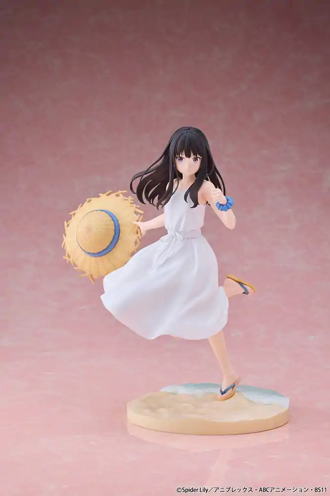 Lycoris Recoil 1/7 Takina Inoue White Dress Ver. PVC szobor figura 23 cm termékfotó