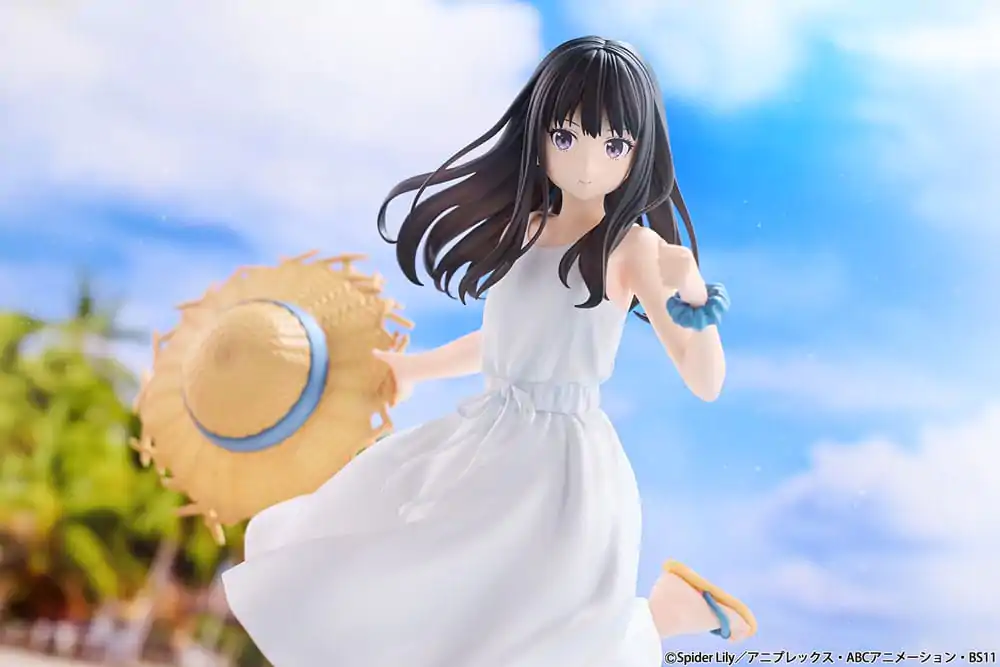 Lycoris Recoil 1/7 Takina Inoue White Dress Ver. PVC szobor figura 23 cm termékfotó
