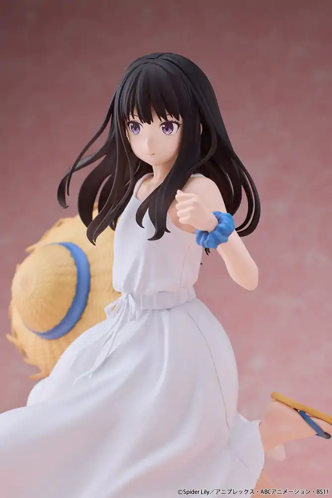 Lycoris Recoil 1/7 Takina Inoue White Dress Ver. PVC szobor figura 23 cm termékfotó