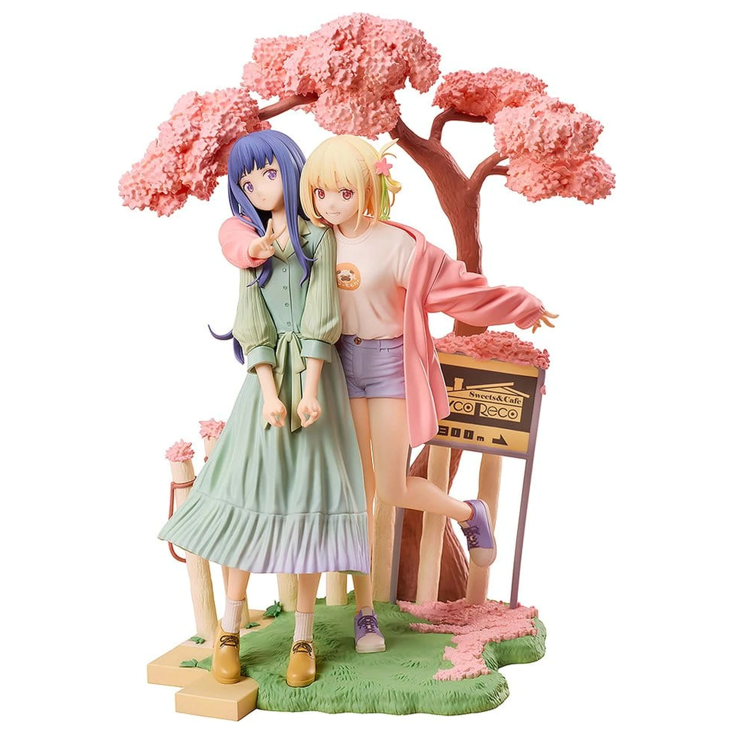 Lycoris Recoil Chisato Nishikigi & Takina Inoue Spring Ver. 2 db-os PVC figura csomag 25 cm termékfotó