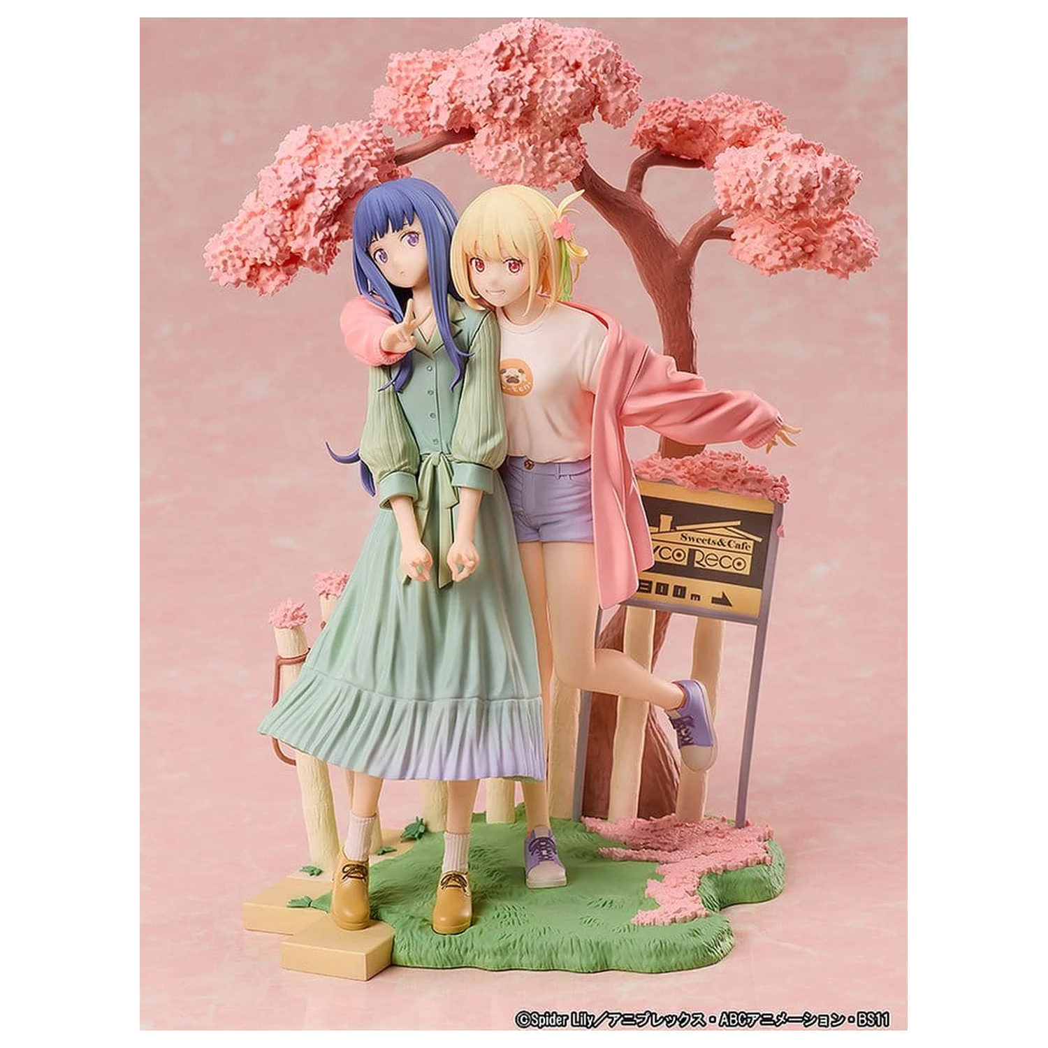 Lycoris Recoil Chisato Nishikigi & Takina Inoue Spring Ver. 2 db-os PVC figura csomag 25 cm termékfotó