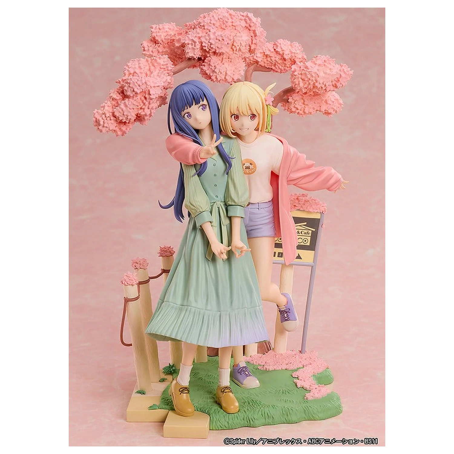 Lycoris Recoil Chisato Nishikigi & Takina Inoue Spring Ver. 2 db-os PVC figura csomag 25 cm termékfotó