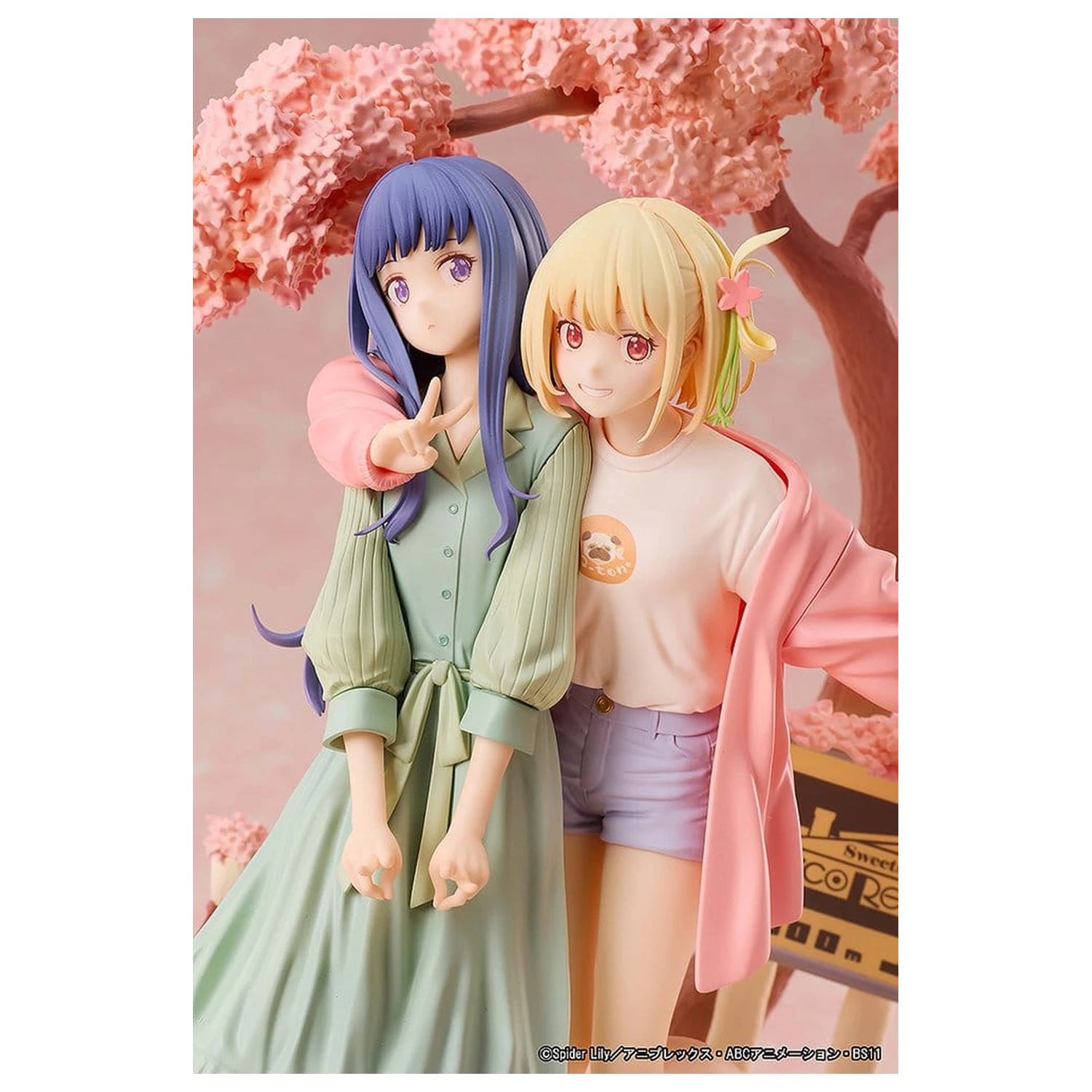 Lycoris Recoil Chisato Nishikigi & Takina Inoue Spring Ver. 2 db-os PVC figura csomag 25 cm termékfotó