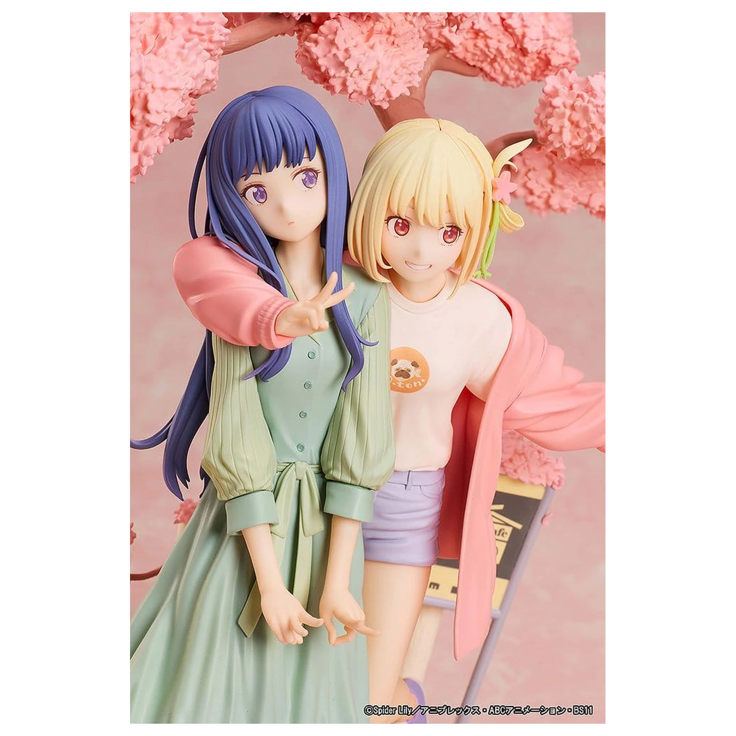Lycoris Recoil Chisato Nishikigi & Takina Inoue Spring Ver. 2 db-os PVC figura csomag 25 cm termékfotó