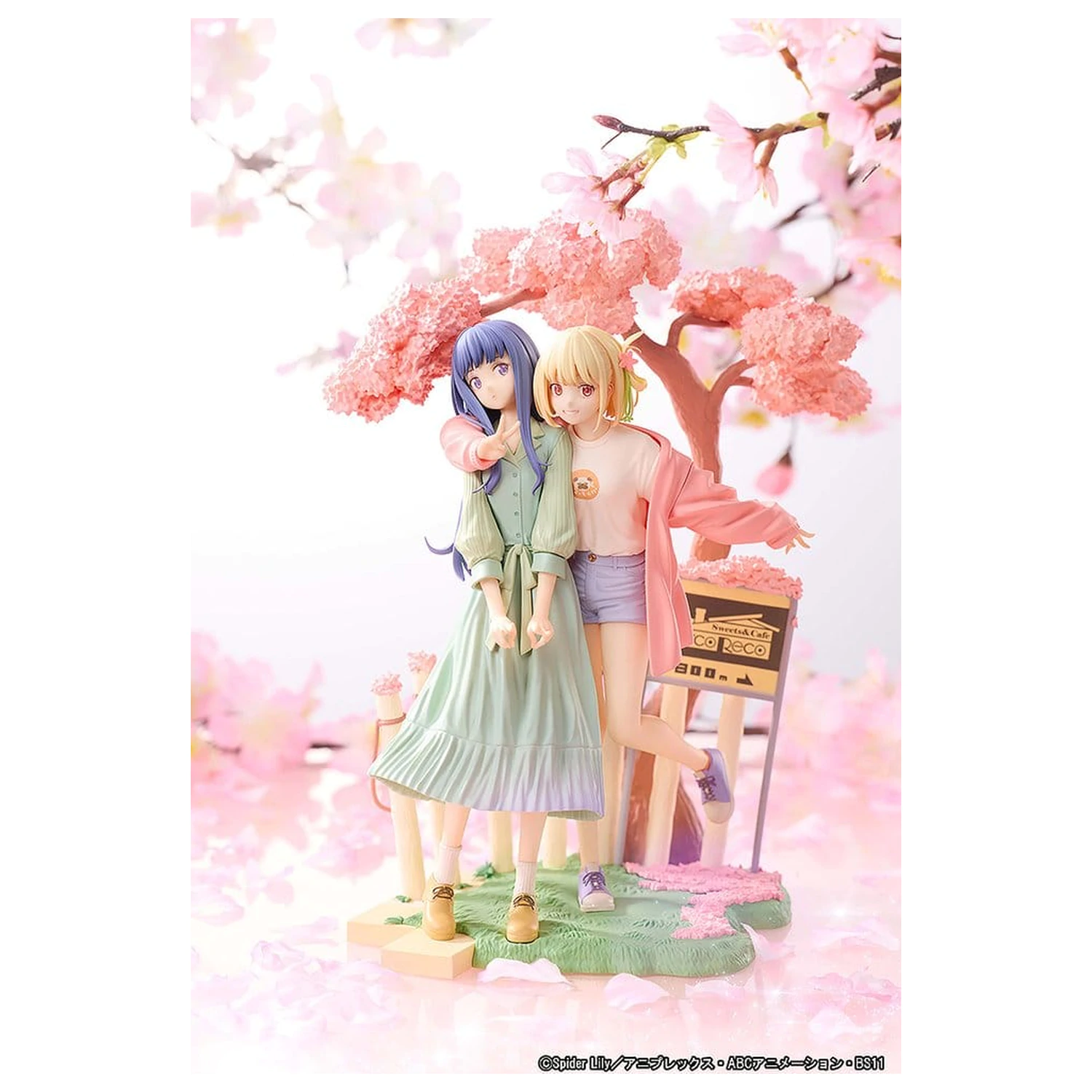 Lycoris Recoil Chisato Nishikigi & Takina Inoue Spring Ver. 2 db-os PVC figura csomag 25 cm termékfotó