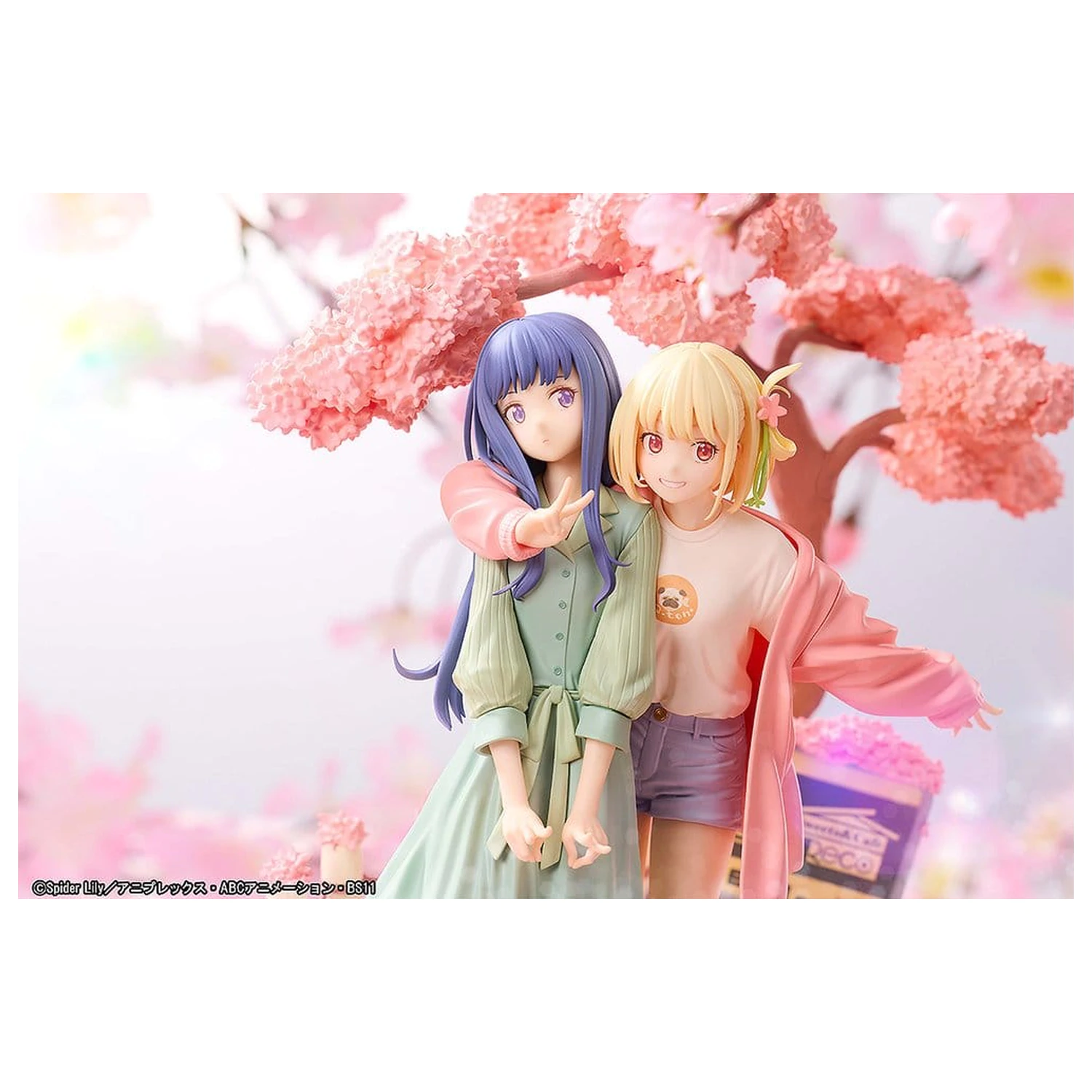 Lycoris Recoil Chisato Nishikigi & Takina Inoue Spring Ver. 2 db-os PVC figura csomag 25 cm termékfotó