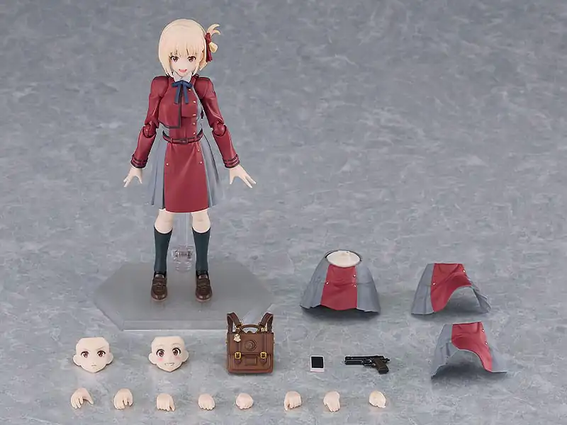 Lycoris Recoil Figma akciófigura Chisato Nishikigi 15 cm termékfotó