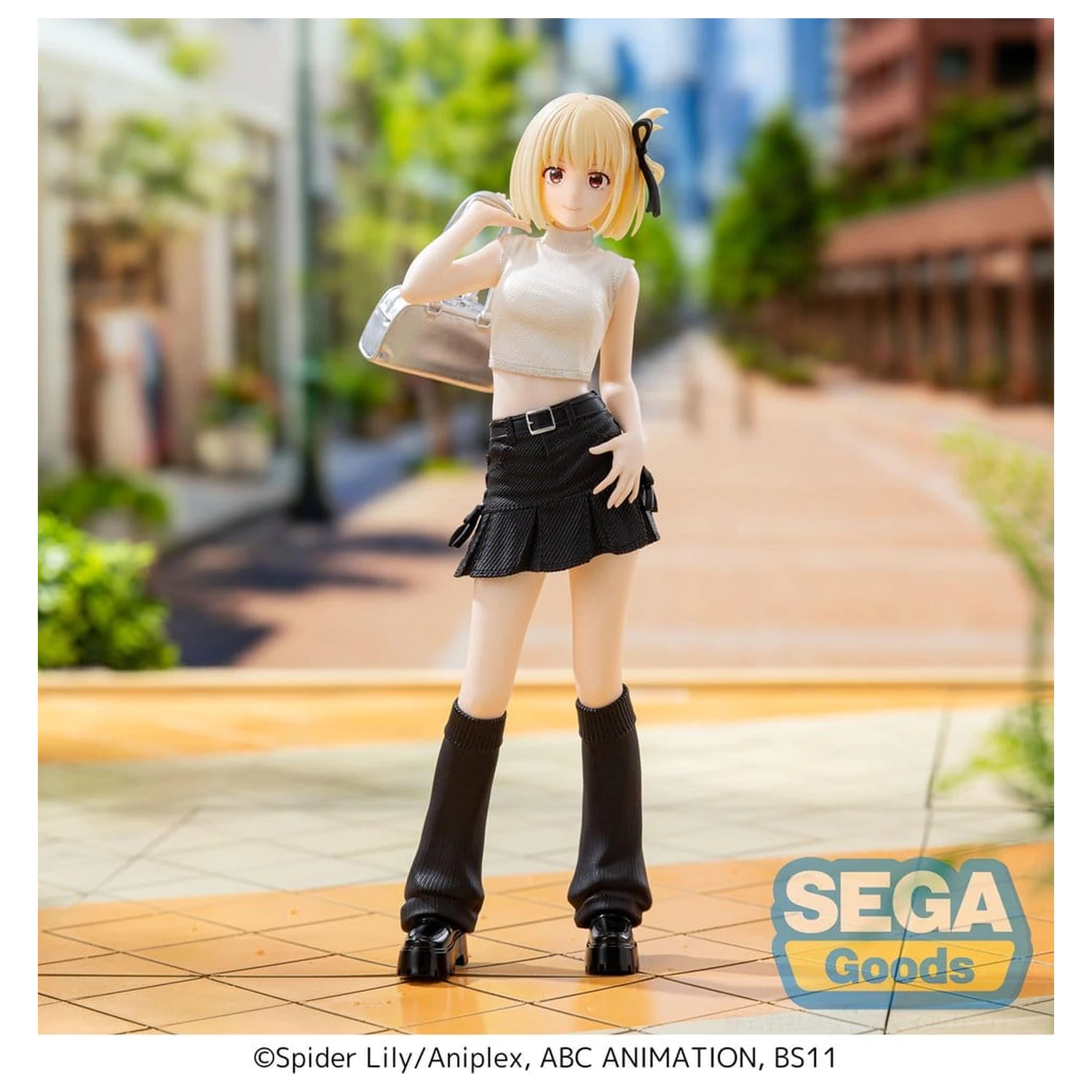 Lycoris Recoil High Premium Figure Chisato Nishikigi Street Snap PVC figura 20 cm termékfotó