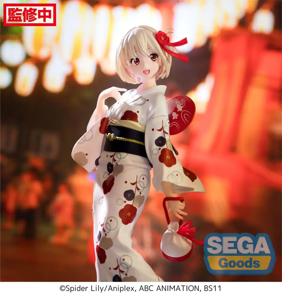 Lycoris Recoil Luminasta Chisato Nishikigi Going out in a yukata PVC szobor figura 19 cm termékfotó