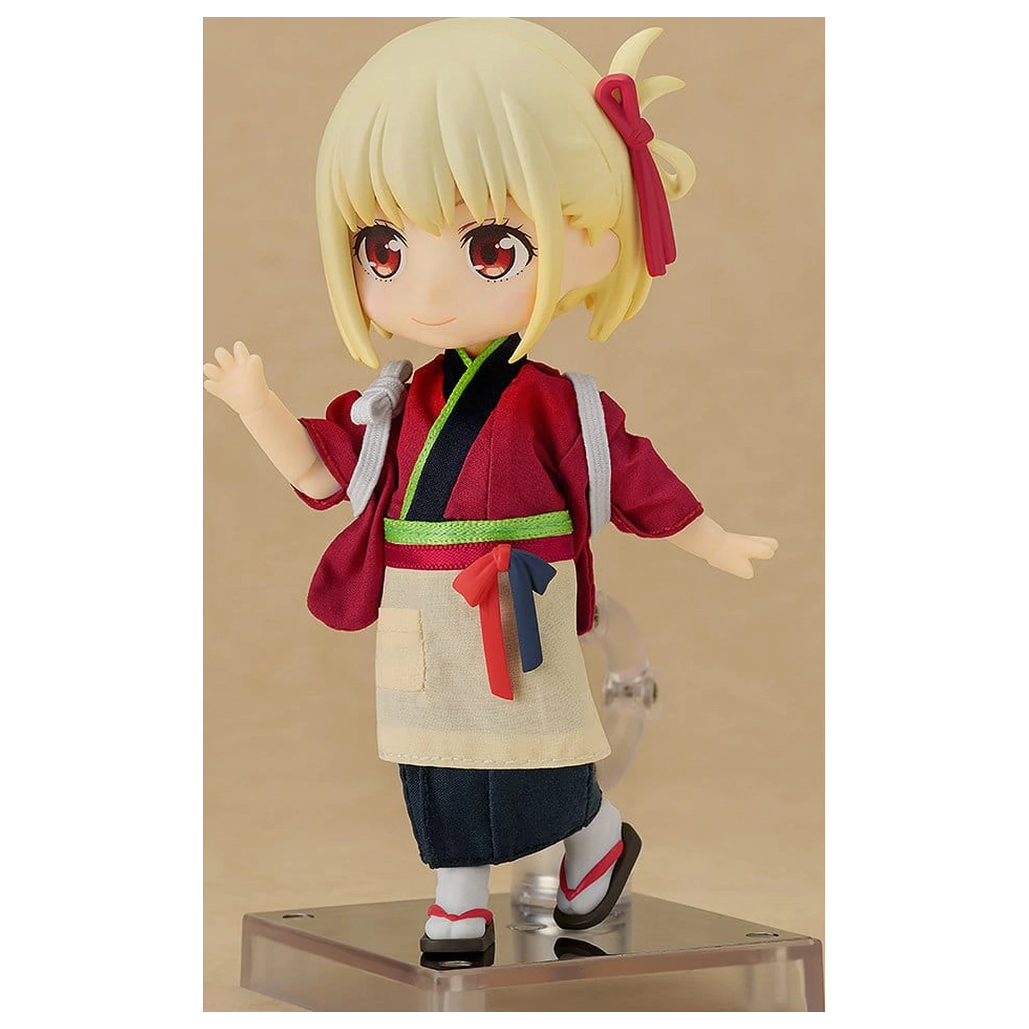 Lycoris Recoil Nendoroid Doll akciófigura Chisato Nishikigi: Cafe LycoReco Uniform Ver. 14 cm termékfotó